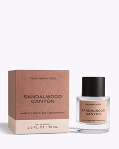 Abercrombie & Fitch Sandalwood Canyon Blend Of VETIVER Black tea, and sandal - Picture 1 of 7