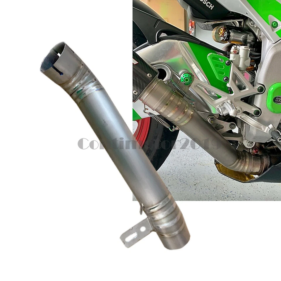 Motorcycle Slip Exhaust Link Pipe for Aprilia RSV4 Titanium alloy 2017-2022 - Imagem 1 de 1