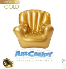 Air Candy Gold Adult Size Inflatable Chair