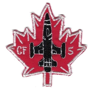70's-80's CF-5 & MAPLE  LEAF (SCHIFFLI MADE) patch - Picture 1 of 2