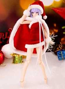 1/12 Mujer Vestido Capa Sombrero Ropa de Navidad Ajuste 6"" Figura de Acción Cuerpo Modelo - Imagen 1 de 5