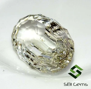 20,50x13,50 mm natürlicher weißer Topas ausgefallen oval konkav geschliffen 20,71 cts lose Edelsteine - Bild 1 von 7