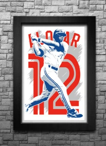 ROBERTO ALOMAR art print/poster TORONTO BLUE JAYS FREE S&H! JERSEY B2G2 - Picture 1 of 6