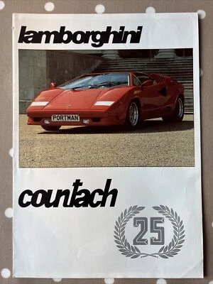Folleto 25 Lamborghini Countach 1989 - Portman Foto 1 de 4