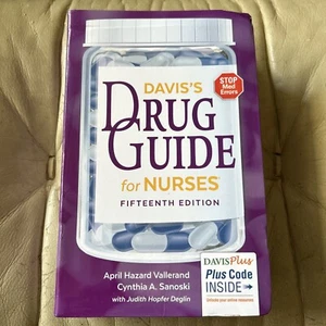 Davis Drug Guide for Nurses- 15th Edition.  NEW, Unused Scratch Off Codes! - Imagen 1 de 9