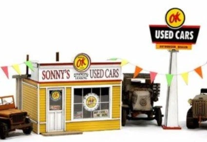 Banta Model Works 6122 O/On30 Sonny's Used Cars Kit - Image 1 of 1