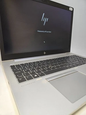 HP Elitebook 755 G5 AMD Ryzen 5 Pro 2500U @ 2.00GHz 8GB 256GB NVMe 15.6" FHD - Image 1 of 4