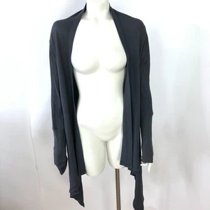 Splendid XS/S Lagenlook Waffle Open Front Sweater Drop Shoulder MINT - Picture 1 of 12