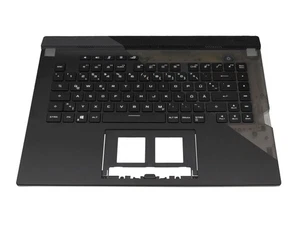 Asus ROG Strix SCAR 15 G533QM oryginalna klawiatura z Topcase DE (niemiecki) schwa - Zdjęcie 1 z 4