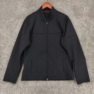 Massif Field Jacket Mens Medium Black Stretch Unlined Coat Tactical Military - Picture 1 of 20