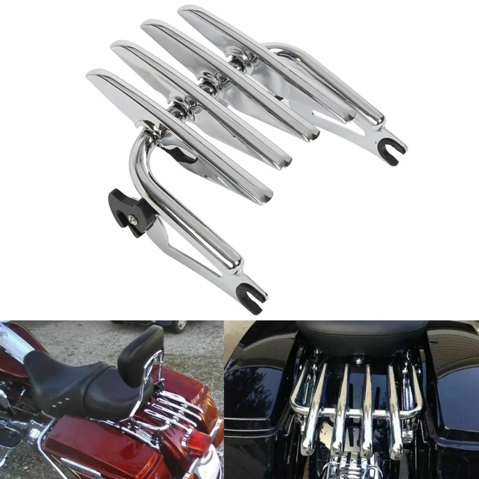 Portaequipajes desmontable Stealth apto para Harley Touring Road Street Glide 09-2025 Foto 1 de 4