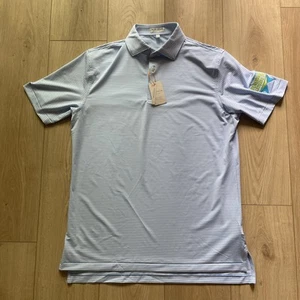 Peter Millar Sommer Komfort Poloshirt Medium UPF 50 Preppy Performance Golf - Bild 1 von 17