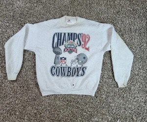Vintage 1992 Dallas Cowboys Super Bowl XXVII NFL Football Crewneck Sweatshirt XL - Bild 1 von 12