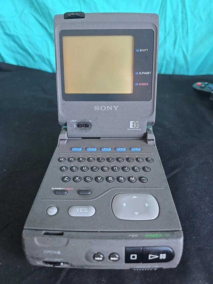 Reproductor de libros electrónicos Sony DATA Discman DD-1EX con estuche - Piezas O reparación Foto 1 de 4