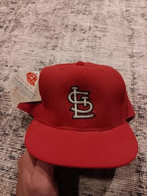 Vintage New Era St Louis Cardinals Fitted Hat Diamond Collection Pro Model 7 3/8 - Image 1 of 4