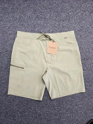 Pantalones cortos de tabla Simms M's Seamount - cola de pez pino pálido - 38 W Foto 1 de 2