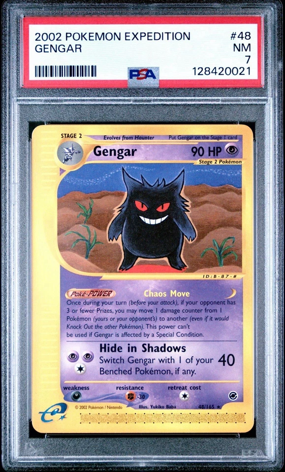 2002 Gengar PSA 7 Expedition Base Set 048/165 Non Holo - Image 1 of 1