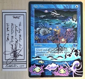MTG High Tide Alter Altered Sketch Art Amy WEBER Magic - Picture 1 of 2