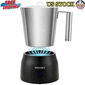 Espumador de leche desmontable eléctrico 17 oz acero inoxidable espuma y chocolate caliente - Imagen 1 de 5