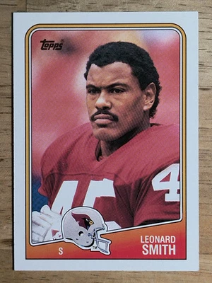 1988 Topps #257 Leonard Smith RC - Image 1 of 2