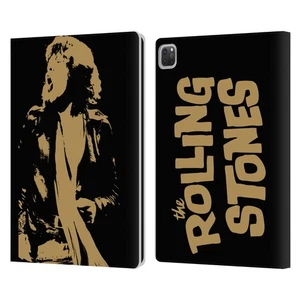 OFFICIAL THE ROLLING STONES MICK JAGGER LEATHER BOOK WALLET CASE FOR APPLE iPAD - Picture 1 of 7