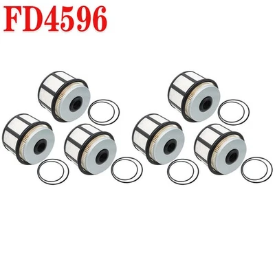6X FD4596 Fuel Filter Kit For Ford F & E Series 7.3L Powerstroke Diesel US Foto 1 de 4