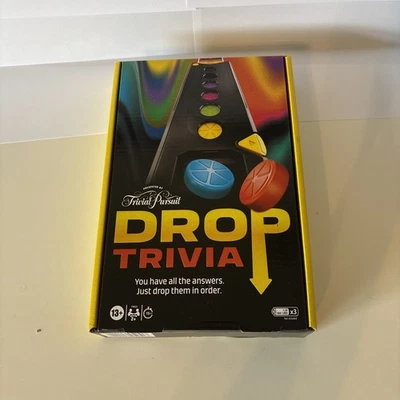 Trivial Pursuit - Drop Trivia - Hasbro Gaming.. - Image 1 of 3