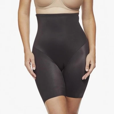 Naomi & Nicole NWOT Blk Magic Firm Control High Waist Thigh Slimmer L 12-14 #266 - Image 1 of 4