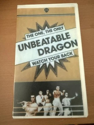 Unbeatable Dragon VHS collectors VTG 1990s Martial Arts Kung Fu Clamshell EUC - Image 1 of 3