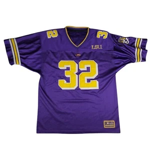 Vintage Colosseum LSU Tigers #32 Fußball Trikot lila genäht 2XL - Bild 1 von 10