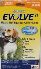 Sergeant's Evolve 21 Flea And Tick Squeeze-On 21 To 39-Pound Dog 3-Applications