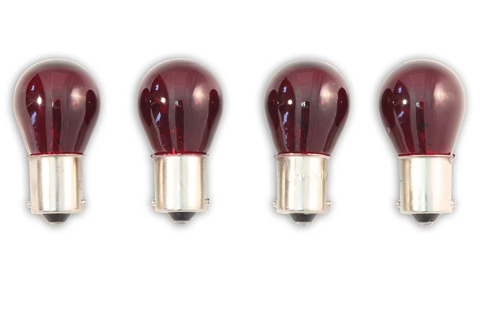 4x 1156 RED Mini Tail LIGHT Rear Brake Stop Turn Signal LAMP Miniature BULB  - Image 1 of 1