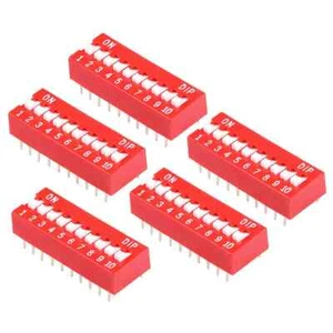 10 Position DIP Switch - Pack of 5 - Picture 1 of 3