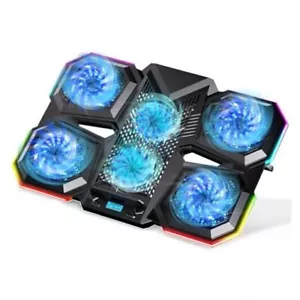 Laptop Cooling Pad Gaming Laptop Cooling Laptop Cooler Stand with 6 Cooling - Picture 1 of 7