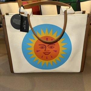 Alexander Girard x Kate Spade New York Canvas Large Tote, Sun - Picture 1 of 9