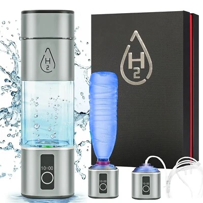 Lumewave Hydrogen Water Bottle,Portable Hydrogen Water Bottle Generator with ... - image 1 of 4