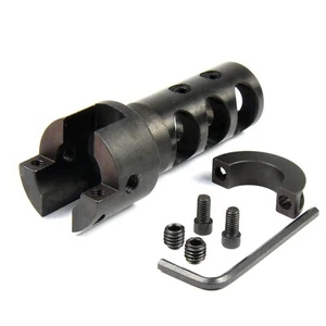 SKS 7.62x39mm Bolt On Competition Muzzle Brake Recoil Reducer 2PC Tighten Screws - Picture 1 of 5