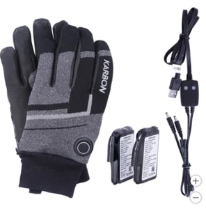 Karbon - Heated Goat Leather Gloves XL Large Palm Protection Sports Winter New - Picture 1 of 6