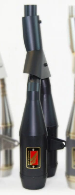 Black Velvet Dual Slip On Exhaust Competition Werkes WT675-BV - Image 1 of 2