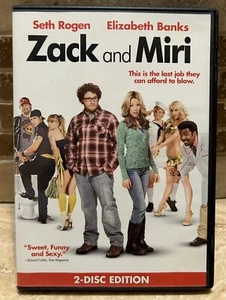 Zack and Miri DVD 2008 Comedy 2 Disc Edition Seth Rogan Justin Long Movie Movies - Picture 1 of 7