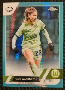 2022-23 Topps Chrome UEFA Women's Aqua #72 Tabea Wassmuth! - Bild 1 von 2
