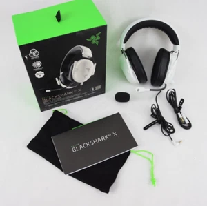 Razer Blackshark V2 X Wired Gaming Headset for PS4 /Nintendo Switch/PC White - Afbeelding 1 van 9