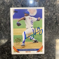 Anthony Young (Dec. 17) 2005 Topps Archives All-Time Fan Favorites Auto SP Card