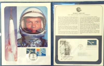 Project Mercury Commemorate John Glenn 62 1st Day Issue Stamp Portfolio 4/18cent - Image 1 of 4