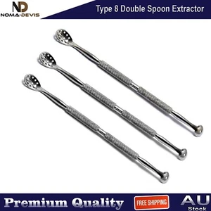 Blackhead Remover Comedone Spoon Extractor Type 8 Facial Skin Instruments CE - Picture 1 of 4