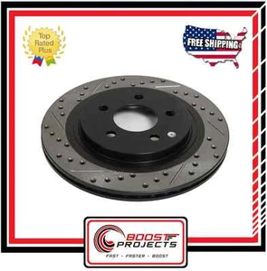 StopTech Front Right Slotted & Drilled Rotor For Acura / Honda 127.40057R - Picture 1 of 3