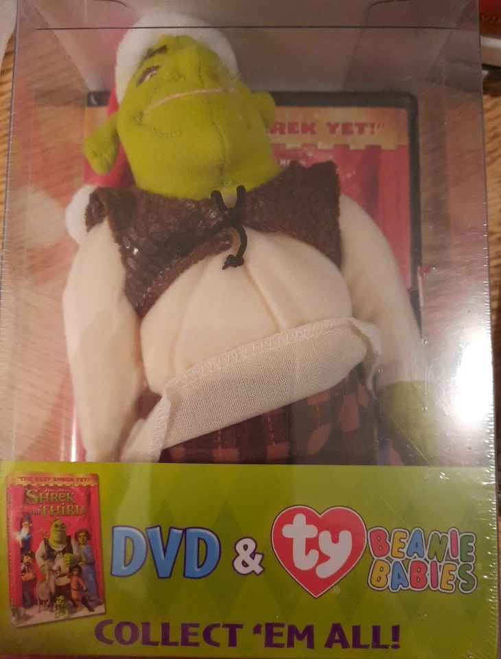 Shrek The Third Dvd With Shrek Ty Baby - Image 1 of 4