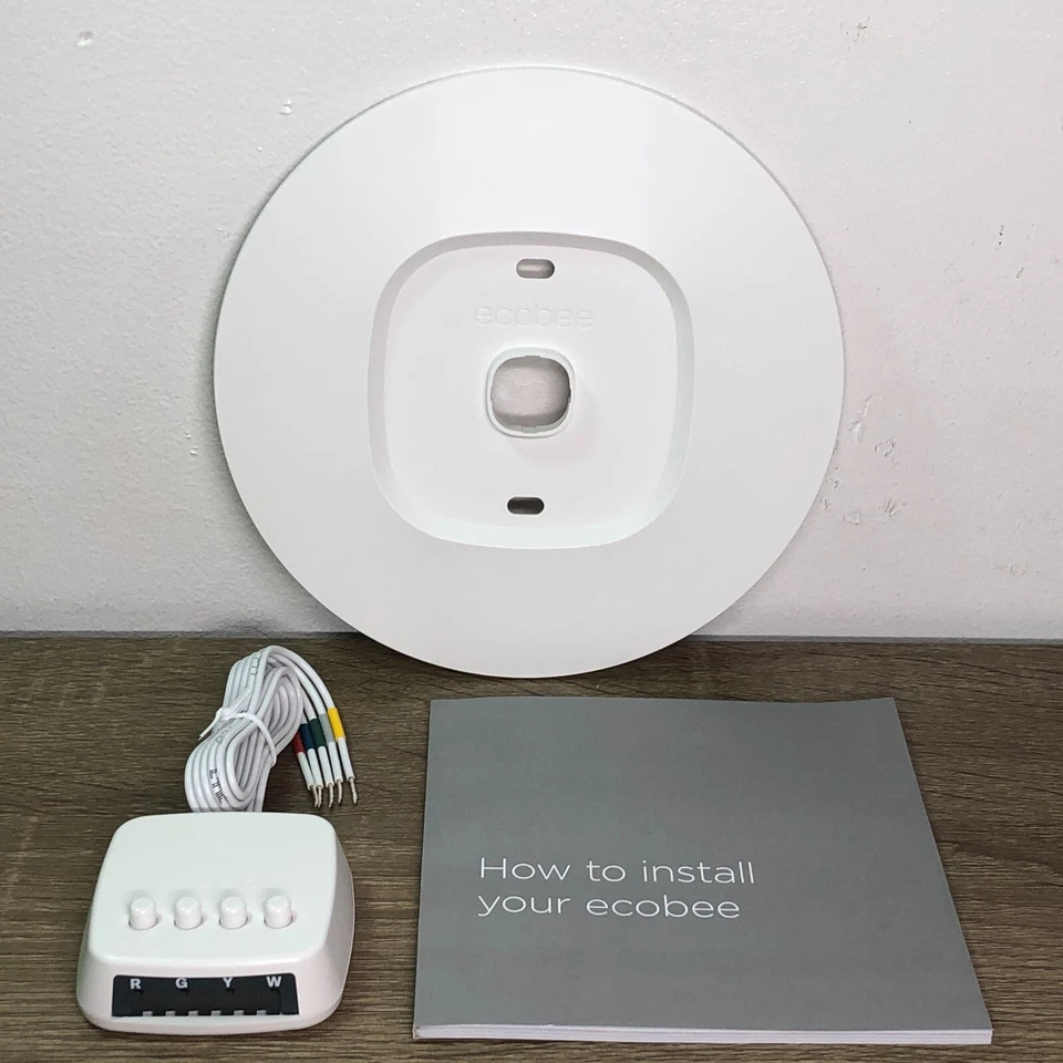 Ecobee3 Lite Smart Thermostat Wall Plate Power Extender Manual Ecobee Parts Only - Image 1 of 4