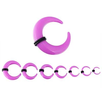 12-18Pcs Ear Spiral Stretching Kit 14G-00G Acrylic Spiral Snail Taper Plugs Sets - Image 1 of 4