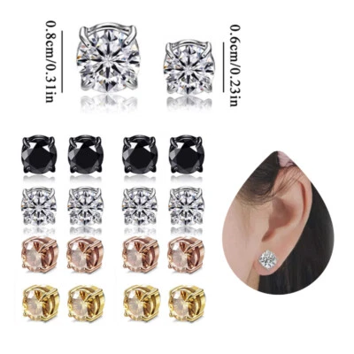 Anelli Del Tubo Auricolare Magnetico In Acciaio 6/8 Mm Per Le Donne Che Non☆☆ - Immagine 1 di 4